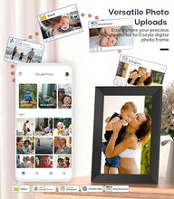 Load image into Gallery viewer, Cozyla Digital Photo Frame WiFi Smart Digital Picture Frame Free Unlimited Storage Share Photo with Family and Friend via App Email Google Photos Instagram Web Browser Photo Frame Electronic 10.1 Inch
