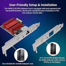 Load image into Gallery viewer, 2.5G Base-T PCIe Network Card with Realtek RTL8125B, 2.5G Base-T PCIe Network Adapter Supports Windows 11/10/8.1/8/7 &amp; Linux OS
