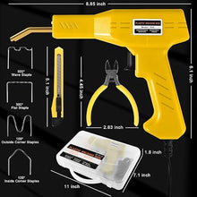 Load image into Gallery viewer, ATOLS Plastic Welder, 1000PCS Staples, Plastic Welding Kit, Hot Stapler Kit, Plastic Welder Gun Kit, Car Bumper Repair Kit, Plastic Repair Kit (Corded, Yellow)
