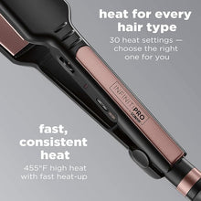 Load image into Gallery viewer, INFINITIPRO BY CONAIR Rose Gold Ceramic Flat Iron, 1 3/4-inch
