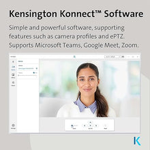 Load image into Gallery viewer, Kensington W1050 1080p Fixed Focus Wide Angle Webcam for Video Conference, Dual Stereo Mic, Software Control, Privacy Cover, Works with Microsoft Teams, Google Meet, Zoom and More (K80250WW)
