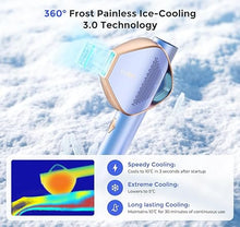 Load image into Gallery viewer, LUBEX Smart Permanent IPL Laser Hair Removal for Woman and Men, Painless Sapphire Ice-Cooling, Alternative to Salon, Bikini Shaver, Facial Epilator for Armpits Back Legs Arms Face Bikini Glow 6 A+
