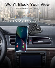 Load image into Gallery viewer, APPS2Car Magnetic Phone Holder for Car, Bling Dashboard/Windshield Sturdy Suction Cup Phone Holder, Crystal Magnetic Phone Mount[6 Strong Magnets &amp; Adjustable Telescopic Arm] for All Smartphones
