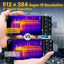 Load image into Gallery viewer, Thermal Camera for Android, P2 Pro Thermal Imager with Macro Lens, Infrared Camera with 512×384 Super IR Resolution, 256×192 IR Resolution, 15X Zoom, -4? to 1112? Temp Range for Phone (Android)
