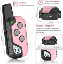 Load image into Gallery viewer, Dog Shock Collar, IP67 Waterproof Dog Training Collar with Remote, 3 Training Modes, Shock, Vibration and Beep, Rechargeable Electric Shock Collar for Large Medium Small Dog
