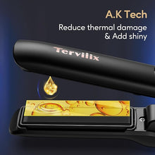 Load image into Gallery viewer, Terviiix Cordless Hair Straightener, 2-in-1 Mini Flat Iron &amp; Curler, 430°F Max, Rechargeable Mini Hair Straightener with 4500mAh Battery, Argan Oil-Infused, Portable for Short Hair, Travel-Friendly
