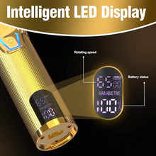 Load image into Gallery viewer, Cordless Hair Clippers for Men,Professional Hair Clippers Trimmer Kit,Barber Fading Clipper and Zero Gap T-Blade Trimmer Set with LED Display for Mens Gifts(Gold)
