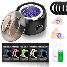Load image into Gallery viewer, Waxing Kit - Wax Warmer for Hair Removal, Hard Wax Beans for Full Body, Legs, Face, Eyebrows, Bikini, Brazilian Waxing for Women Men
