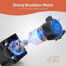 Load image into Gallery viewer, Waist Fan, Clip-on Fan, Belt Fan - Portable Cooling Fan with 10000mAh Battery - 24H Working Time, LED SOS Light - 3 Speeds, 15500RPM Airflow - Shirt Fan for Jobsite, Farming, Fishing
