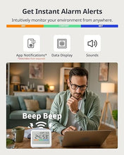 Load image into Gallery viewer, SwitchBot Bluetooth Temperature and Humidity Monitor Meter Pro, Wireless Indoor Hygrometer Sensor with App Control, Thermometer for Room, Greenhouse, Free Data Storage Export, 393ft Bluetooth Range
