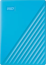Load image into Gallery viewer, WD 2TB My Passport, Portable External Hard Drive, Blue, backup software with defense against ransomware, and password protection, USB 3.1/USB 3.0 compatible - WDBYVG0020BBL-WESN
