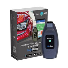 Load image into Gallery viewer, NexDiag NexPTG Standard Lacquer Coating Thickness Gauge Wireless Car Paint Thickness Meter Tester with Bluetooth, 100-Hour Battery, and Spherical Probe - Works with iOS/Android
