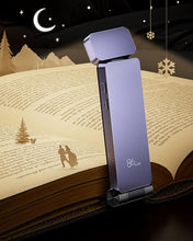 Load image into Gallery viewer, 86lux Reading Light, Rechargeable Book Light for Reading in Bed, Ultralight Clip-on LED Bookmark Lamp with 3 Amber Colors &amp; Stepless Dimming for Night Reading for Book Lovers, Kids, Purple
