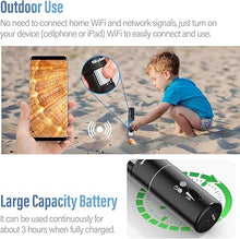 Load image into Gallery viewer, Wireless Digital Microscope, Skybasic 50X-1000X Magnification WiFi Portable Handheld Microscopes with Adjustable Stand HD USB Microscope Camera Compatible with iPhone Android iPad Windows Mac Computer
