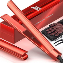 Load image into Gallery viewer, Bekind Apex 2-in-1 Hair Straightener Flat Iron | 1“ 450°F Straightener and Curler for All Hairstyles | UltraSmooth Tech | 15s Fast Heating &amp; Temp Memory | Gift Set for Girls Women (Coral)
