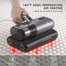 Load image into Gallery viewer, AIRTHEREAL M1 Mattress Vacuum Cleaner, 6 in 1 Bed Vacuum with High-Frequency Vibration - 80,000 RPM Dual Brushroll Rotation, UV-C Light, 14Kpa Suction, Dust Sensor, Ultrasonic and Heating Tech
