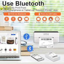 Load image into Gallery viewer, Ecommerce Label Printer, Bluetooth Thermal Shipping Label Printer, 4x6 Thermal Printer Compatible with Android, iOS, Windows, Amazon, Ebay, Shopify, Etsy, USPS, Pirate Ship, Shippo
