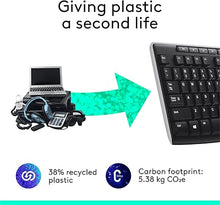Load image into Gallery viewer, Logitech K270 Wireless Keyboard for Windows, 2.4 GHz Wireless, Full-Size, Number Pad, 8 Multimedia Keys, 2-Year Battery Life, Compatible with PC, Laptop, Black
