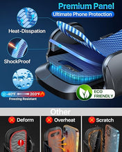 Load image into Gallery viewer, HTU 2024 Best Car Phone Holder Mount ?80+LBS Strongest Suction &amp; Military 5-in-1? Universal Upgraded Dashboard Windshield Vent Truck Stand for iPhone 16 15 14 Android?Patent &amp; Safety Certs?, Blue
