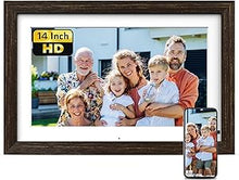 Load image into Gallery viewer, NexFoto 14 Inch Digital Picture Frame 32GB with Remote Control, WiFi HD Digital Photo Frame with IPS Touch Screen, Instantly Share Photos Videos via App, Gifts for Mom Men
