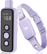 Load image into Gallery viewer, Bousnic Shock Collar for Dogs - Waterproof Rechargeable Dog Electric Training Collar with Remote for Small Medium Large Dogs with Beep, Vibration, Safe Shock Modes (8-120 Lbs) (Purple)
