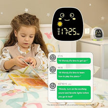 Load image into Gallery viewer, OK to Wake Clock for Kids, Kids Alarm Clock with Night Light, Stay in Bed Clock Sleep Training, Nap Timer Detect Cute Kids Room Decor, Gift Ideas for Kids Toddler Boy Girl Dinosaur Model
