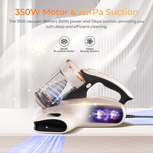 Load image into Gallery viewer, JIGOO S100 Mattress Vacuum
