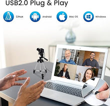 Load image into Gallery viewer, SVPRO USB Camera 1080P 60fps High Speed 260fps@360P,120fps@720P Industrial Video Camera with 2.8-12mm Zoom Lens, Manual Focus Close-up Camera UVC Golf Swing Camera for Windows Linux MacOS Android
