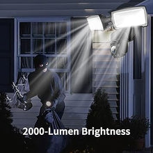 Load image into Gallery viewer, Floodlight Security Camera,Outdoor 360 PTZ Surveillance Camera,355 Pan &amp; 90 Tilt,1080P, 2000 Lumens, Weatherproof, Auto Tracking, Color Night Vision, 90db Siren (Black)
