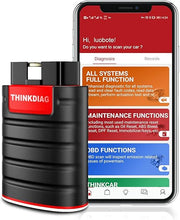 Load image into Gallery viewer, Thinkdiag OBD2 Scanner Bluetooth, All System Bidirectional scan Tool OE Level Diagnostic Tool with ECU Coding,15+ Service Functions, FCA AutoAuth, All Software 1 Year Update fits for iPhone &amp; Android
