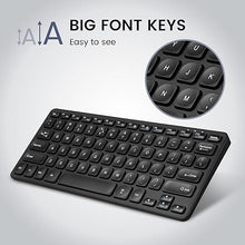 Load image into Gallery viewer, Perixx PERIBOARD-416 Wired Mini USB Keyboard with 4 Hubs - X Type Scissor Keys - Detachable USB-C and A Cable - US English
