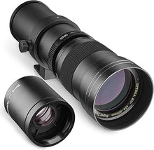 Load image into Gallery viewer, Opteka 420-800mm (w/ 2x- 840-1600mm) f/8.3 HD Telephoto Zoom Lens for Sony a9, a7R, a7S, a7, a6600, a6500, a6400, a6300, a6100, a6000, a5100, a3500, a3000, NEX-7, 5, C3, 5T, 5N, 5R, F3 Digital Cameras
