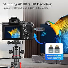 Load image into Gallery viewer, Wireless HDMI Transmitter and Receiver 4K, Metal Housing Portable Wireless HDMI Extender Kit with LED Display, 2.4G/5G Plug &amp; Play HDMI Wireless Streaming Video from Laptop/TV Box to Monitor/HDTV
