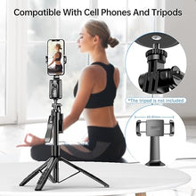 Load image into Gallery viewer, Auto Tracking Phone Holder, Auto Face Tracking Tripod, Portable All-in-one Smart Selfie Stick 360 Rotation Fast Face &amp; Object Tracking Cameraman Robot Mount for Phone Video Vlog Live Streaming(Black)
