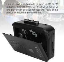 Load image into Gallery viewer, Cassette Players Recorders FM AM Radio Walkman Tape Player,Portable Cassette Player Classic Style Compact Tape Recorder Multifunction Supports AM FM Radio Stereo
