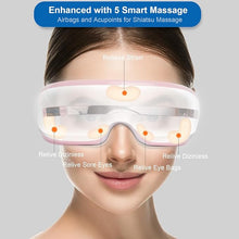 Load image into Gallery viewer, FSA HSA Eligible Eye Massager with Heat for Migraines with Compression and Music, Rechargeable Smart Eye Mask Massager Reduce Eye Strain Dry Eye Improve Sleep, Ideal Gift for Men/Women
