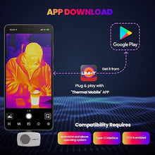 Load image into Gallery viewer, Thermal Imager,Thermal Camera Android 256x192 High Resolution 25Hz,Smallest Metal Shell Thermal Imaging Camera,Temperature Detection Infrared Camera,Work for Android with APP
