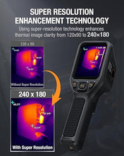 Load image into Gallery viewer, Teslong Thermal Camera, Thermal Imaging Camera with Dual-Light Fusion 3.2&quot; LCD Screen 25Hz Refresh Rate, Handheld Infrared Thermal Imager with PC Analysis and Video Recording Supported, 120 x 90
