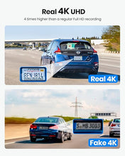 Load image into Gallery viewer, Dual Dash Cam 5G WiFi GPS, Real 4K+HDR 1080P Dash Cam Front and Rear, 3.3 Inch Eye-Care Screen, Super HDR Night Vision, Parking Mode, Dash Camera for Cars with App, G-Sensor, Support 512GB Max
