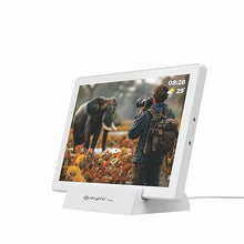 Load image into Gallery viewer, Avyona 10.1" Smart WiFi Digital Photo Frame | 3000mAh Battery | 32GB Storage | HD IPS Touchscreen | Frameo App for Instant Sharing Photo &amp; Video | Auto-Rotate, Frost White
