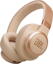 Load image into Gallery viewer, JBL Live 770NC - Wireless Over-Ear Headphones with True Adaptive Noise Cancelling with Smart Ambient, Up to 65 Hours of Battery Life, Comfort-fit Fabric Headband &amp; Carrying Pouch (Sandstone)
