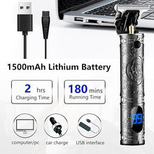 Load image into Gallery viewer, AMULISS Pro T Outline Clippers Trimmer, Electric Pro Li Blade Grooming Cordless Rechargeable,Professional 0mm Baldheaded Zero Gapped Hair Clipper for Men
