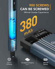 Load image into Gallery viewer, VIGRUE Electric Screwdriver, 400RPM Precision Screwdriver | Mini Electric Drill 2 in 1 Tool Set, 5 Torque Settings 48 Magnetic Bits, Power Screwdriver Cordless for Phones Watch Jewelers Laptops
