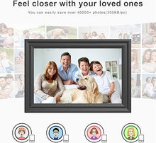 Load image into Gallery viewer, Digital Picture Frame WiFi 10.1 Inch Digital Photo Frame, Electronic Picture Frame, 16GB Storage, Auto-Rotate, IPS Touch Screen, Easy Setup and Share Photos and Videos via Free App from Anywhere
