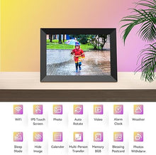Load image into Gallery viewer, Digital Picture Frame 10.1 Inch WiFi Digital Photo Frame 1280 * 800 HD IPS Touch Screen,Auto Rotation,Share Photos Or Videos for Via APP (2 Pack)
