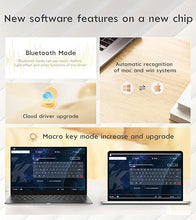 Load image into Gallery viewer, GK GAMAKAY TK75PRO Aluminum Alloy Mechanical Keyboard Gasket Mounted, Hot Swappable KTT Hyacinth Switch 2.4GHz Wireless BT5.0 USB-C 75% Cherry 81 Keys Custom RGB Backlit Gaming Keyboard (Black)
