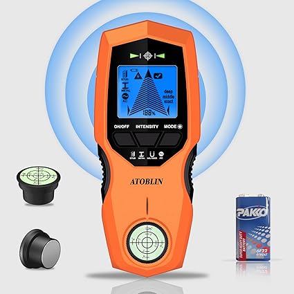 Stud Finder Wall Scanner, 7 in 1 upgraded Electronic Stud Sensor with Magnetic Bubble Level, Digital LCD Display, Beam Finders Wall Detector for Wood AC Wire Metal Studs Joist Pipe