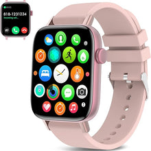 Load image into Gallery viewer, 1.90'' with Smart Watch(Answer/Make Calls),Smart Fitness Tracker Watches for Android/iOS Phones,Bluetooth Call and Text Message/Sleep Monitor/Heart Rate/Step Counter Android Smartwatch for Women Men
