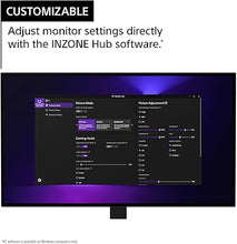 Load image into Gallery viewer, Sony INZONE M10S 27” OLED QHD (2560x1440) 480Hz 0.03ms GTG NVIDIA G-SYNC Compatible Gaming Monitor DisplayHDR 400, Anti-Glare, DisplayPort 2.1 (UHBR10), VRR HDMI 2.1, USB, Tilt/Swivel/Height
