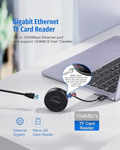 Load image into Gallery viewer, Mini USB C Docking Station Dual HDMI Monitor, FORIDA USB-C Hub, Dual 4K HDMI USB C to USB Adapter, 1 Gbps Ethernet, 100W Power Delivery, Micro SD Card Reader for MacBook Pro, Dell,XPS (Dual HDMI)
